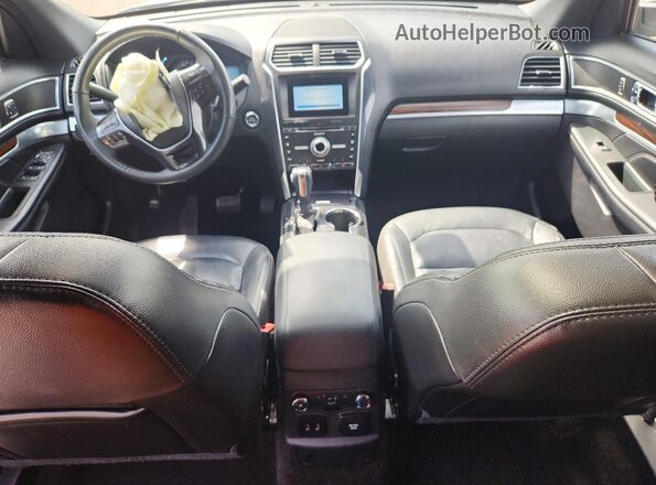 1FM5K8F88JGC30448 2018 FORD EXPLORER White Dashboard view