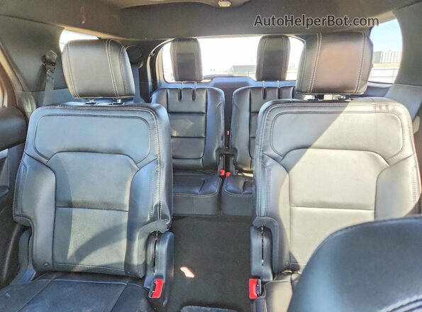1FM5K8F88JGC41546 2018 FORD EXPLORER Black Rear seats view