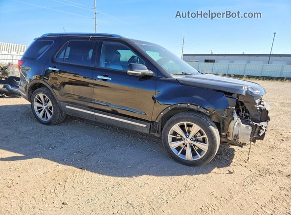 1FM5K8F88JGC41546 2018 FORD EXPLORER Black Front right