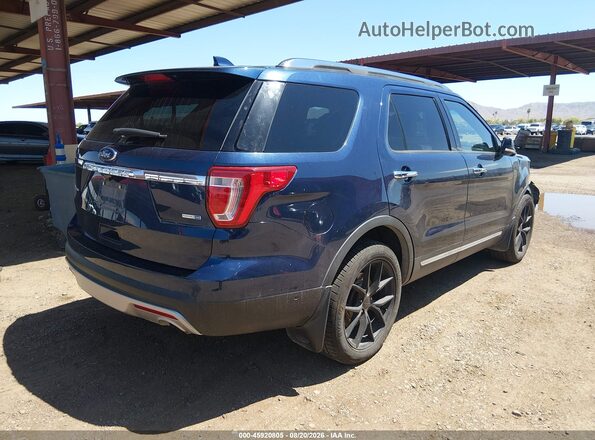 1FM5K8F89GGA50727 2016 FORD EXPLORER Blue Tył prawy