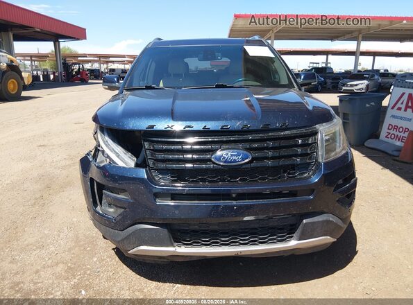 1FM5K8F89GGA50727 2016 FORD EXPLORER Blue Widok zestawu wskaźników