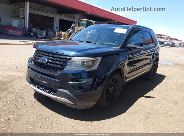1FM5K8F89GGA50727 2016 FORD EXPLORER Blue Przód lewy