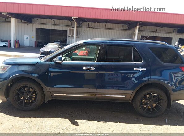 1FM5K8F89GGA50727 2016 FORD EXPLORER Blue Widok wnętrza 360 stopni