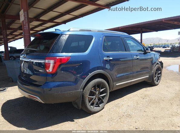1FM5K8F89GGA50727 2016 FORD EXPLORER Blue 