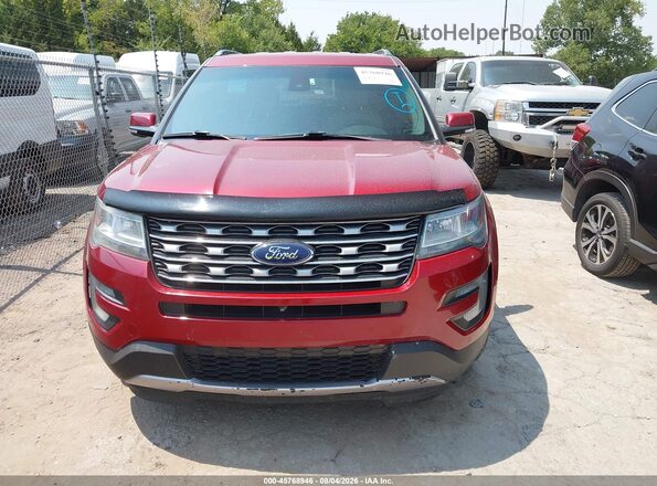 1FM5K8F89GGC57828 2016 FORD EXPLORER Tan ხელსაწყოთა პანელის ხედი