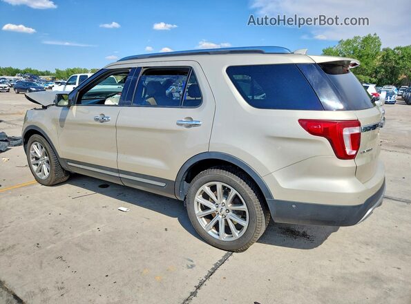 1FM5K8F89HGD88145 2017 FORD EXPLORER Золотой Задняя левая четверть