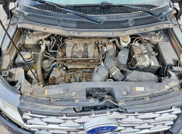 1FM5K8F89JGA97845 2018 FORD EXPLORER Black Vista del compartimento del motor