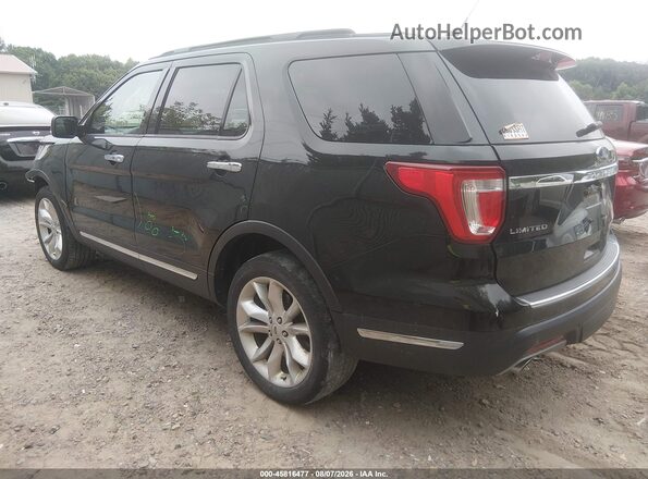 1FM5K8F89KGA21365 2019 FORD EXPLORER Black Trasero izquierdo