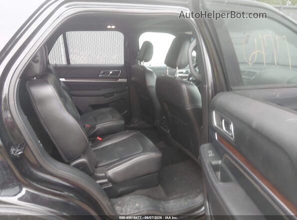 1FM5K8F89KGA21365 2019 FORD EXPLORER Black Vista de la etiqueta del VIN