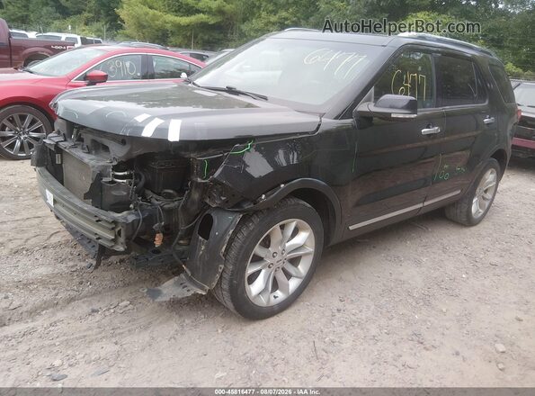 1FM5K8F89KGA21365 2019 FORD EXPLORER Black Vista tres cuartos delantera izquierda