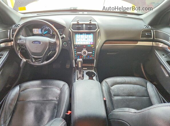 1FM5K8F89KGA78200 2019 FORD EXPLORER Red წინა პანელის ხედი