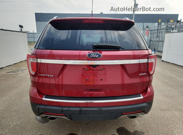 1FM5K8F89KGA78200 2019 FORD EXPLORER Red 
