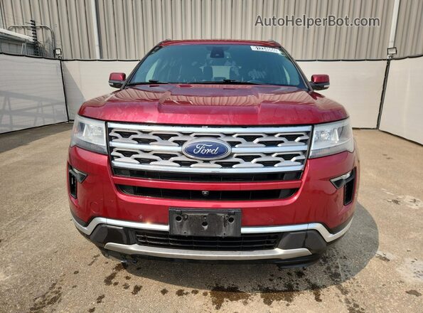 1FM5K8F89KGA78200 2019 FORD EXPLORER Red 