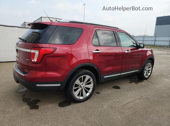 1FM5K8F89KGA78200 2019 FORD EXPLORER Red 
