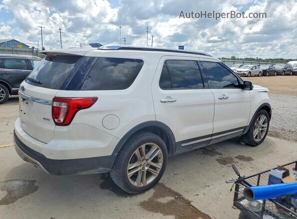 1FM5K8F8XHGC19591 2017 FORD EXPLORER Белый Задняя правая четверть