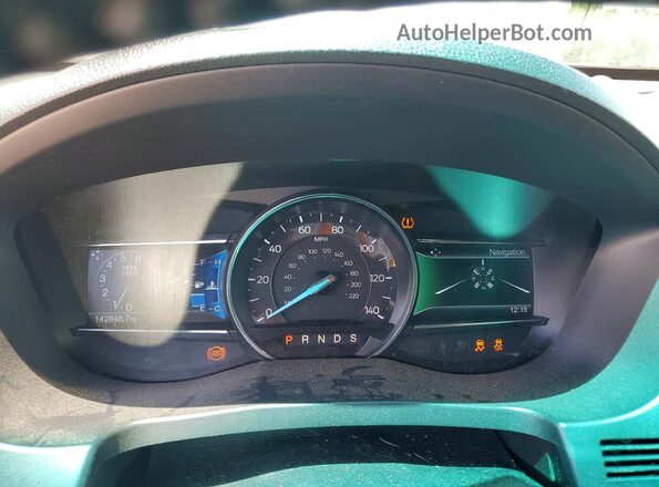 1FM5K8FH2GGC81498 2016 FORD EXPLORER White Instrument cluster view