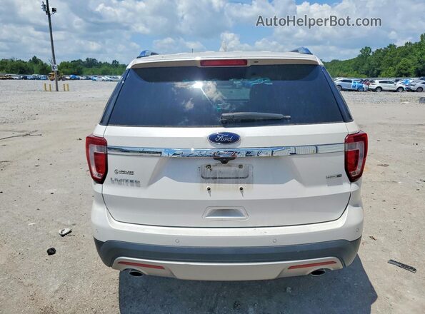 1FM5K8FH2GGC81498 2016 FORD EXPLORER White Rear view