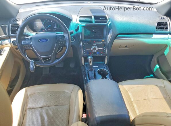 1FM5K8FH2GGC81498 2016 FORD EXPLORER White Dashboard view