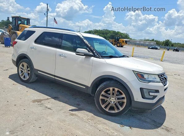 1FM5K8FH2GGC81498 2016 FORD EXPLORER White Front right