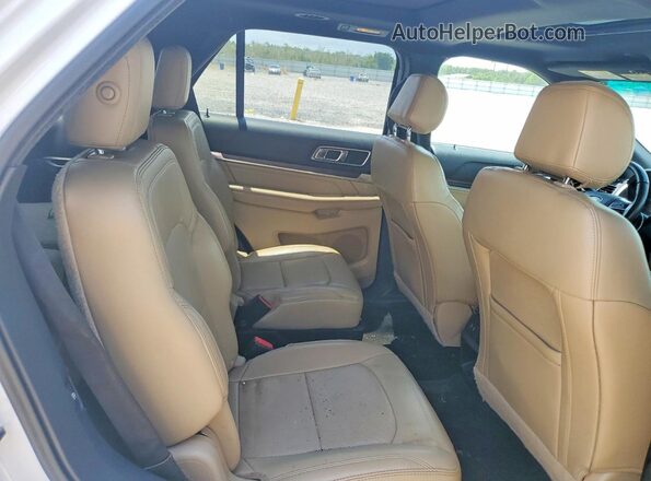 1FM5K8FH2GGC81498 2016 FORD EXPLORER White Rear seats view