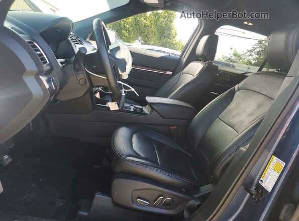 1FM5K8FH4JGC83521 2018 FORD EXPLORER Blue Սալոնի դիմացի տեսք