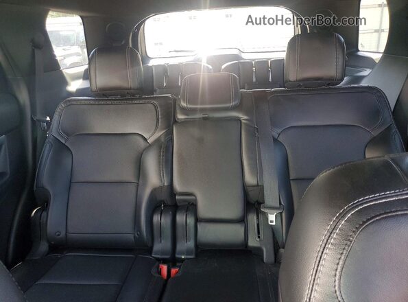 1FM5K8FH4JGC83521 2018 FORD EXPLORER Blue Հետևի նստատեղերի տեսք