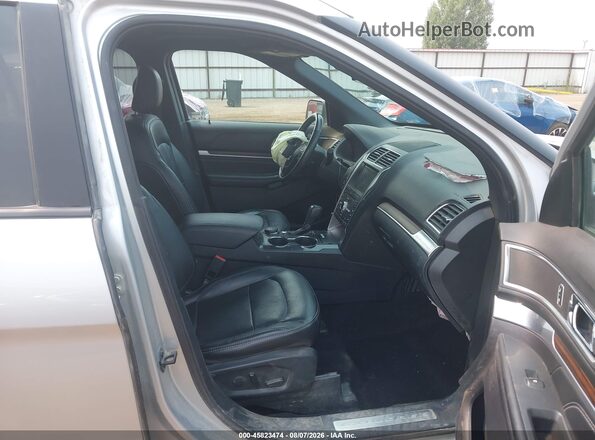 1FM5K8FH4KGA52619 2019 FORD EXPLORER Silver Vista interior delantera
