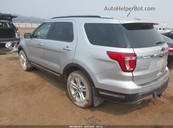 1FM5K8FH4KGA52619 2019 FORD EXPLORER Silver Trasero izquierdo