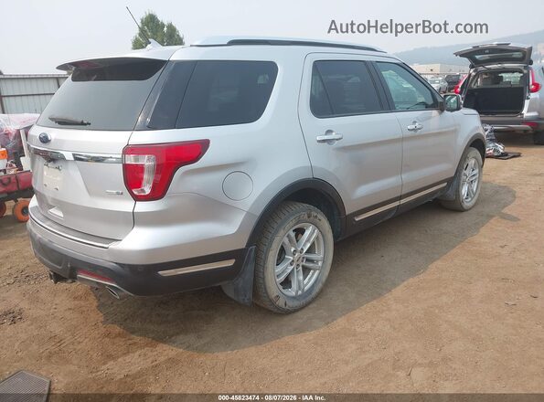 1FM5K8FH4KGA52619 2019 FORD EXPLORER Silver Trasero derecho