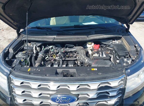 1FM5K8FH5HGC85840 2017 FORD EXPLORER Черный Вид сзади