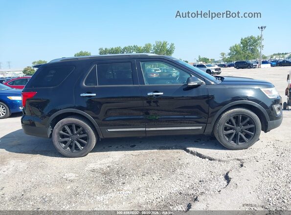 1FM5K8FH5HGC85840 2017 FORD EXPLORER Черный Вид задней части салона