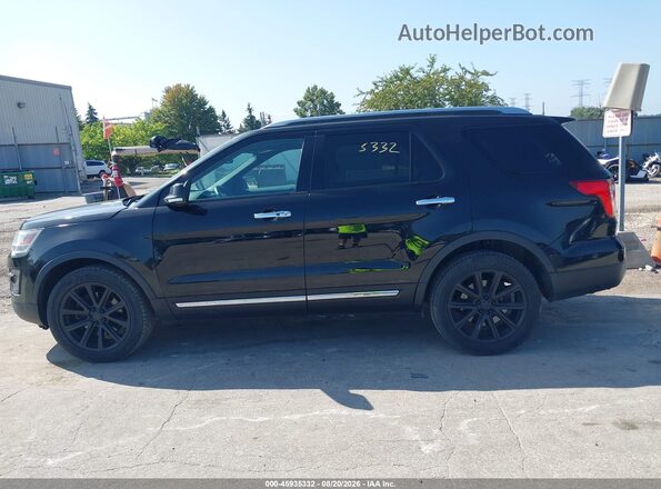 1FM5K8FH5HGC85840 2017 FORD EXPLORER Черный Панорамный вид салона 360°