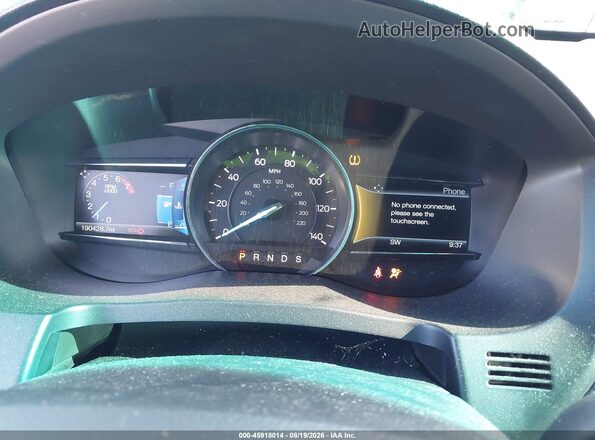 1FM5K8FH6GGA74614 2016 FORD EXPLORER White Widok tylnych siedzeń