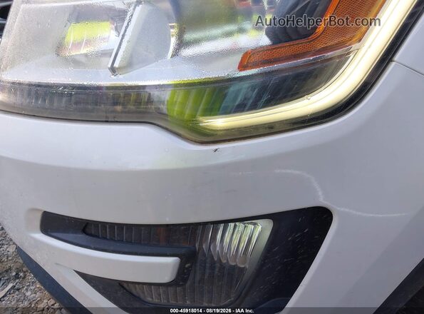 1FM5K8FH6GGA74614 2016 FORD EXPLORER White Widok z przodu
