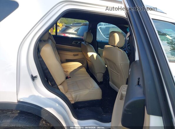 1FM5K8FH6GGA74614 2016 FORD EXPLORER White Widok naklejki z numerem VIN