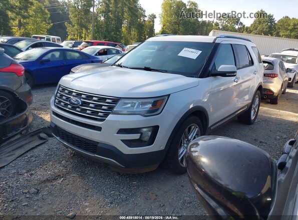 1FM5K8FH6GGA74614 2016 FORD EXPLORER White Przód lewy