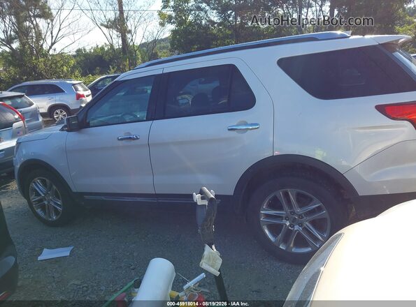 1FM5K8FH6GGA74614 2016 FORD EXPLORER White Widok wnętrza 360 stopni