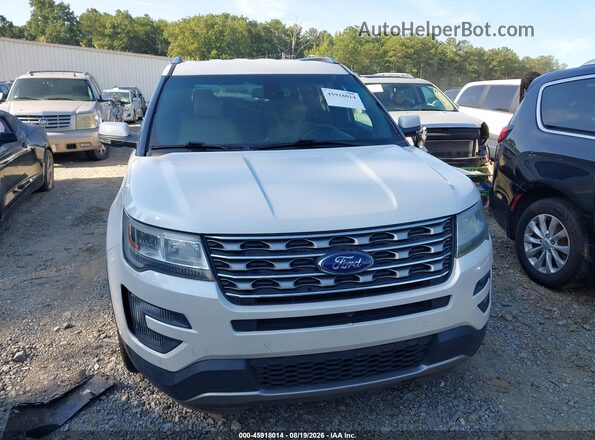 1FM5K8FH6GGA74614 2016 FORD EXPLORER White Widok zestawu wskaźników