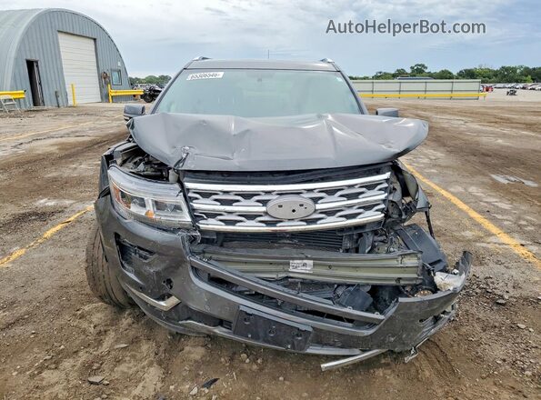1FM5K8FH6JGC93516 2018 FORD EXPLORER Charcoal Դիմացի տեսք