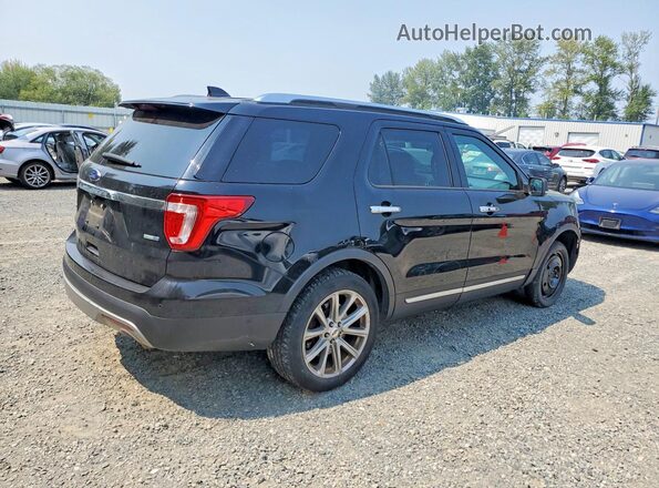 1FM5K8FH7HGC66304 2017 FORD EXPLORER Black Rear right