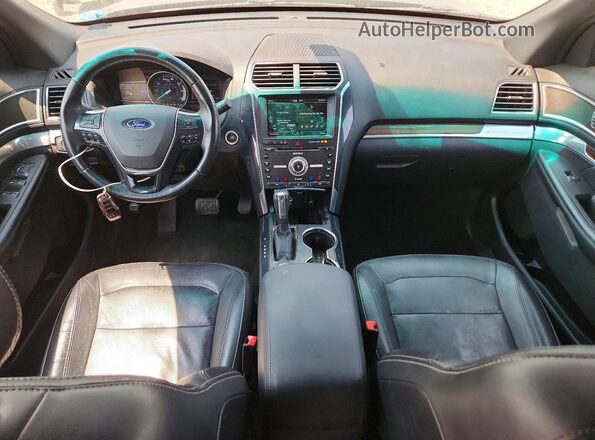 1FM5K8FH9GGA68340 2016 FORD EXPLORER Blue წინა პანელის ხედი