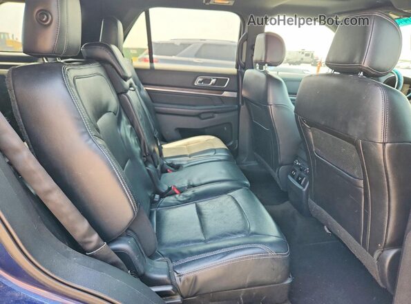 1FM5K8FH9GGA68340 2016 FORD EXPLORER Blue უკანა სალონის ხედი