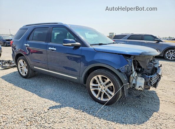 1FM5K8FH9GGA68340 2016 FORD EXPLORER Blue წინა მარჯვენა