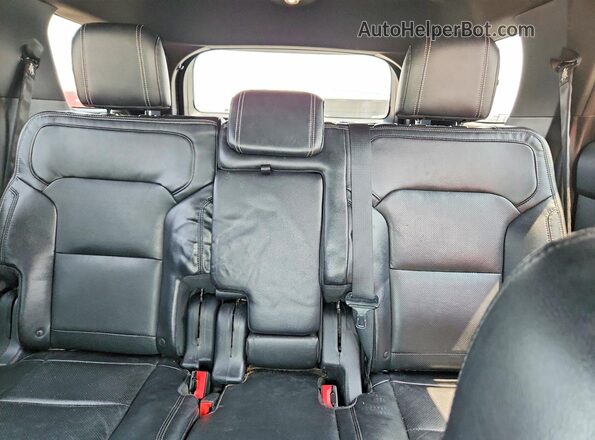 1FM5K8FH9GGA68340 2016 FORD EXPLORER Blue უკანა სავარძლების ხედი