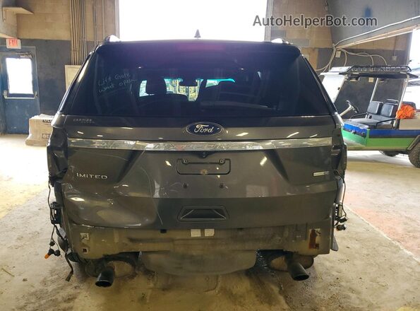 1FM5K8FH9GGA69715 2016 FORD EXPLORER Gray Rear view