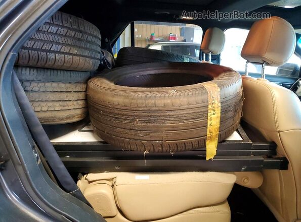 1FM5K8FH9GGA69715 2016 FORD EXPLORER Gray Rear interior view