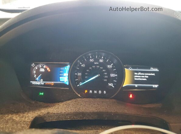 1FM5K8FH9GGA69715 2016 FORD EXPLORER Gray Instrument cluster view