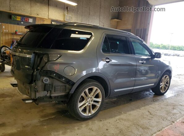 1FM5K8FH9GGA69715 2016 FORD EXPLORER Gray Rear right