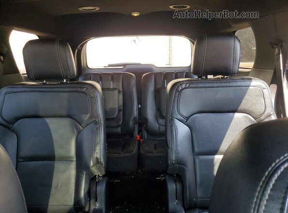 1FM5K8FH9GGD00466 2016 FORD EXPLORER Red Vista de los asientos traseros