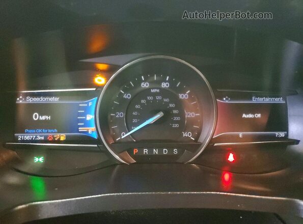 1FM5K8FH9HGA02131 2017 FORD EXPLORER Gray Instrument cluster view